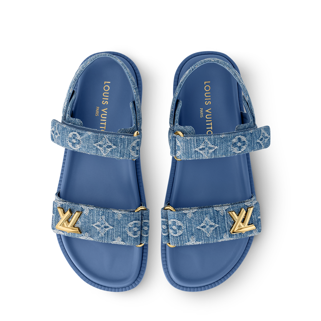 Louis Vuitton Sunset Sandals 'Blue Denim' - product image 3
