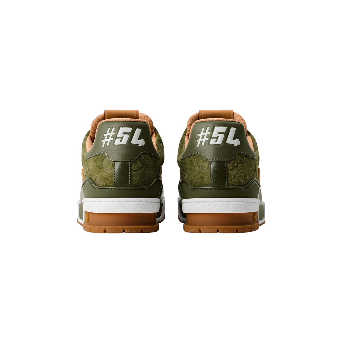 Louis Vuitton Trainer Suede Leather Sneakers – Low-Top Lace-Up Silhouette – Green - view 5