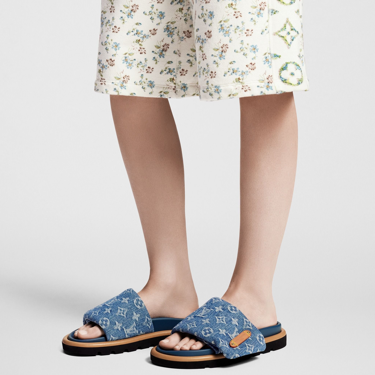 Louis Vuitton Pool Pillow Flat Comfort Mule Blue Denim - product image 6