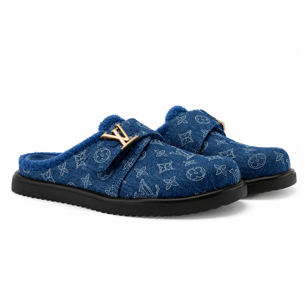 Louis Vuitton Easy Mule Sandals Blue - product image 2