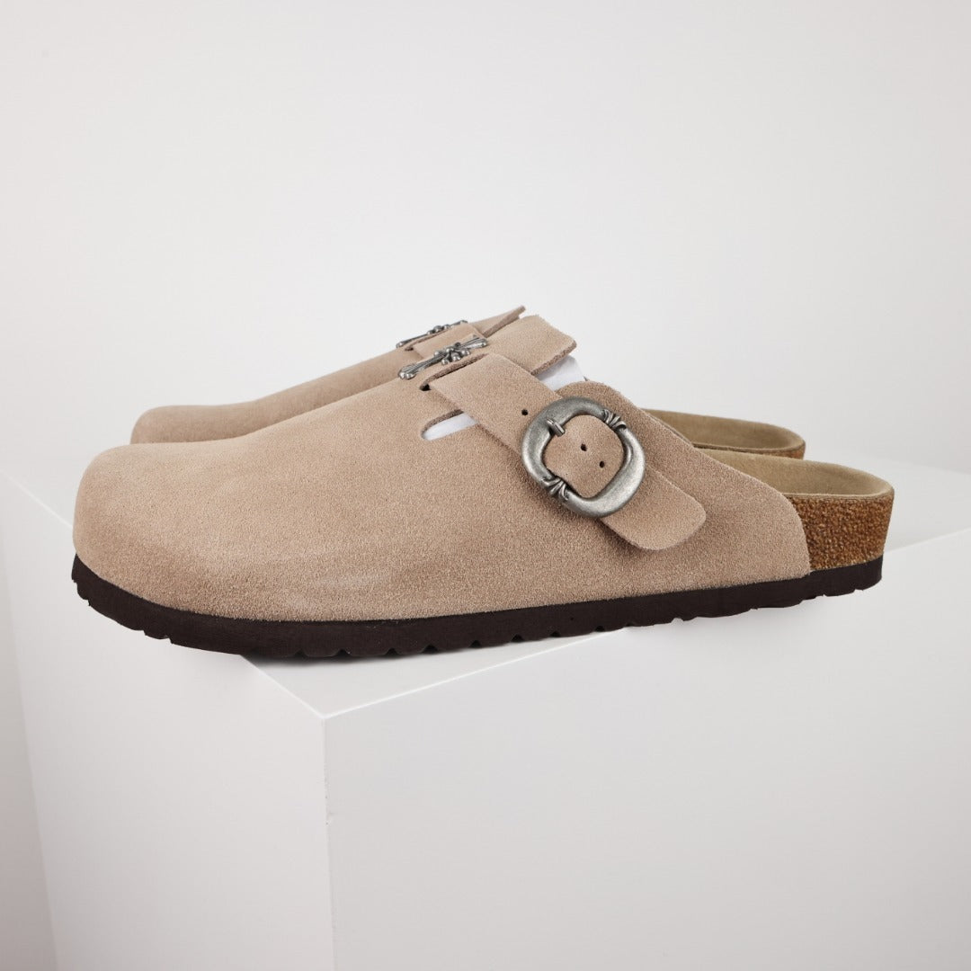 Birkenstock Chrome Hearts x Closed-Toe Mules - Style 215597673 - view 1