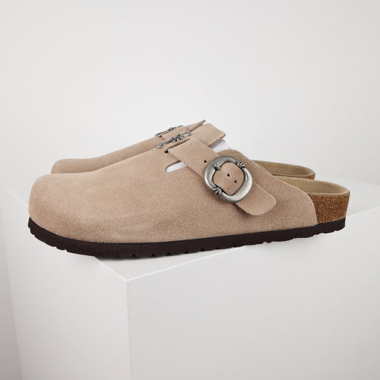 Birkenstock Chrome Hearts x Closed-Toe Mules - Style 215597673 - view 1