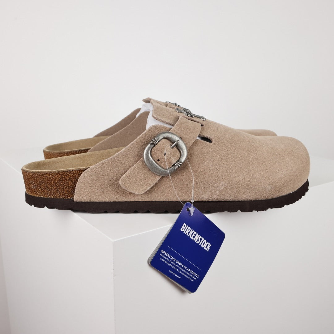 Birkenstock Chrome Hearts x Closed-Toe Mules - Style 215597673 - view 3