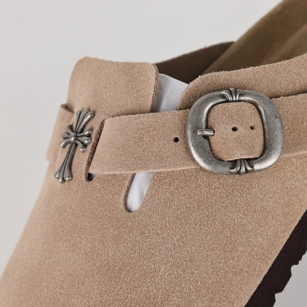Birkenstock Chrome Hearts x Closed-Toe Mules - Style 215597673 - view 6