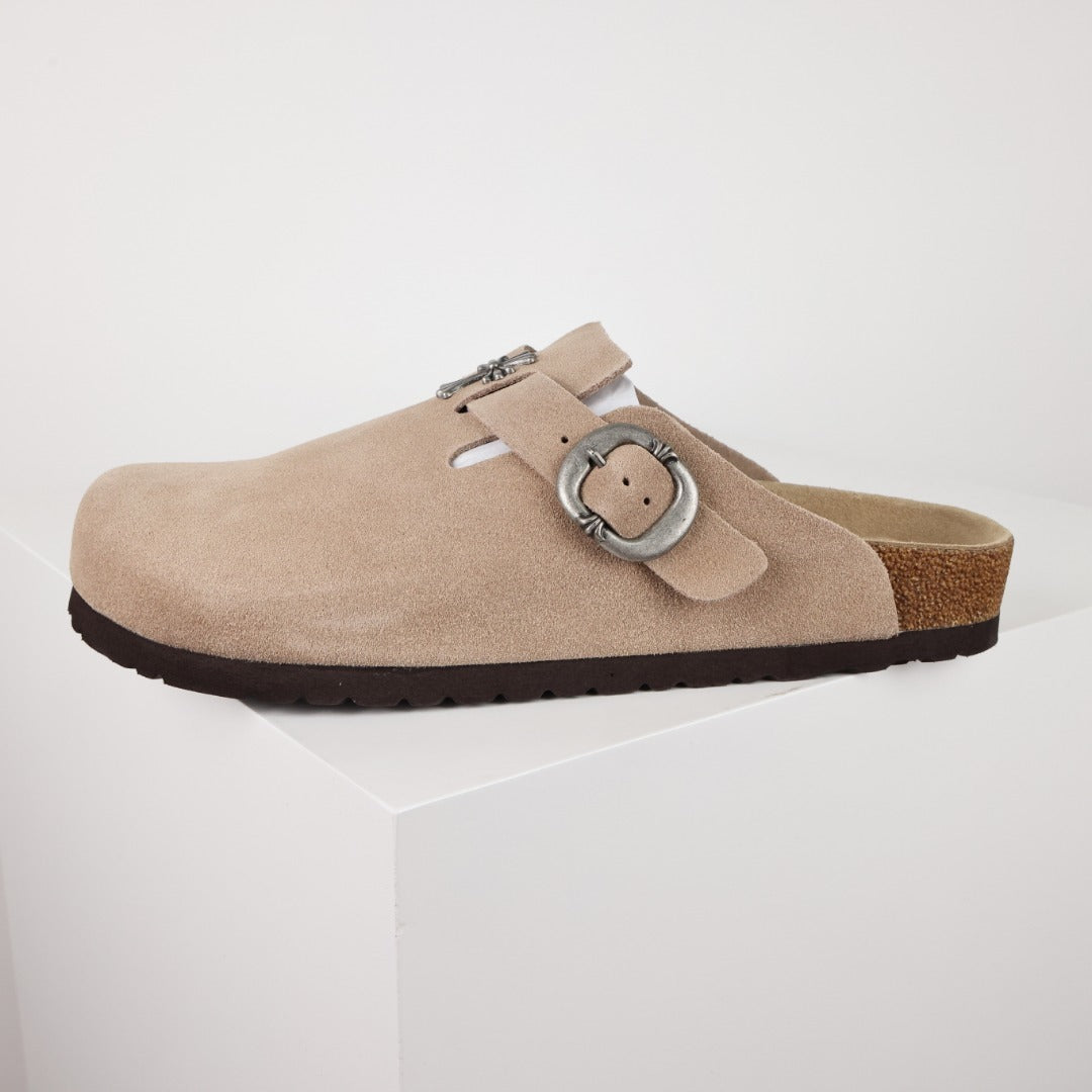 Birkenstock Chrome Hearts x Closed-Toe Mules - Style 215597673 - view 9