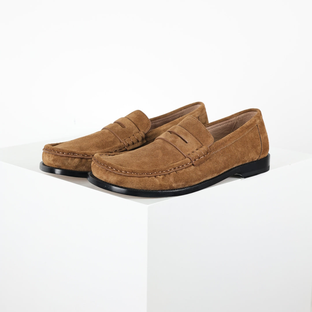 LOEWE Suede Loafers - Style 235452294 - view 1