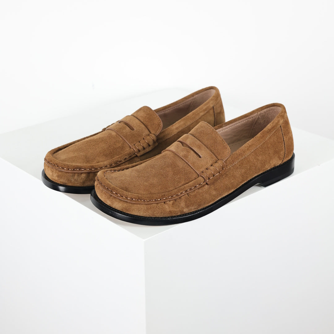 LOEWE Suede Loafers - Style 235452294 - view 2