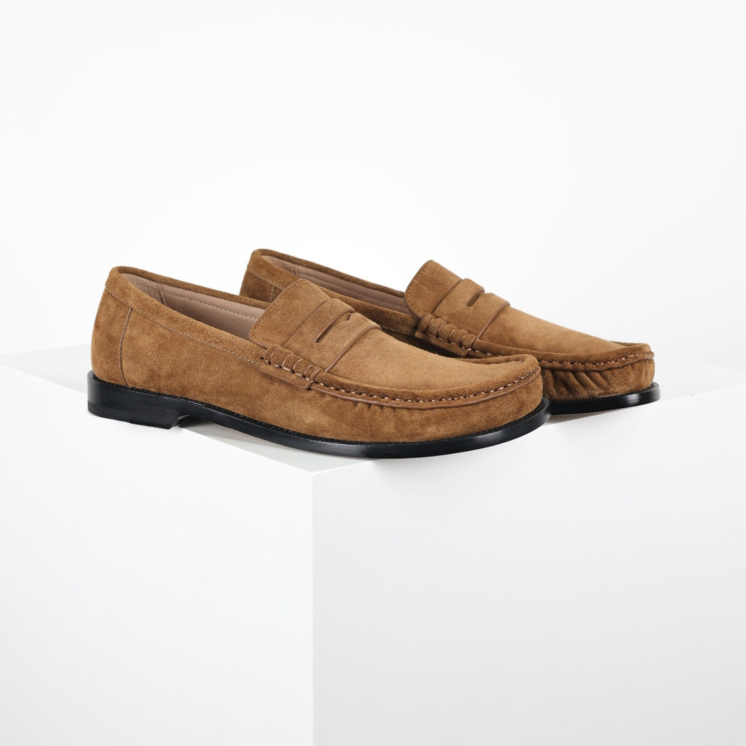 LOEWE Suede Loafers - Style 235452294 - view 3