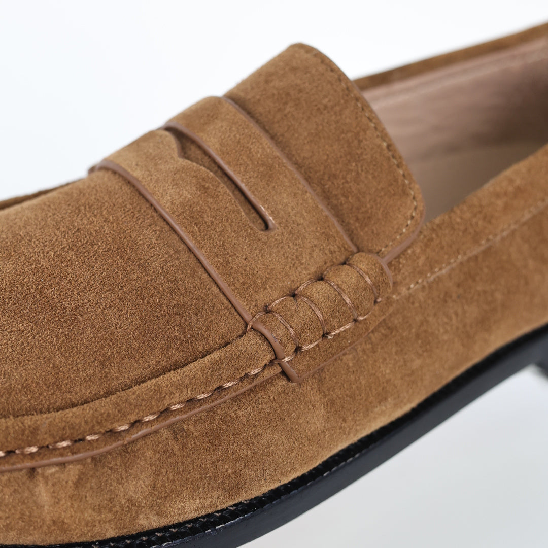 LOEWE Suede Loafers - Style 235452294 - view 6