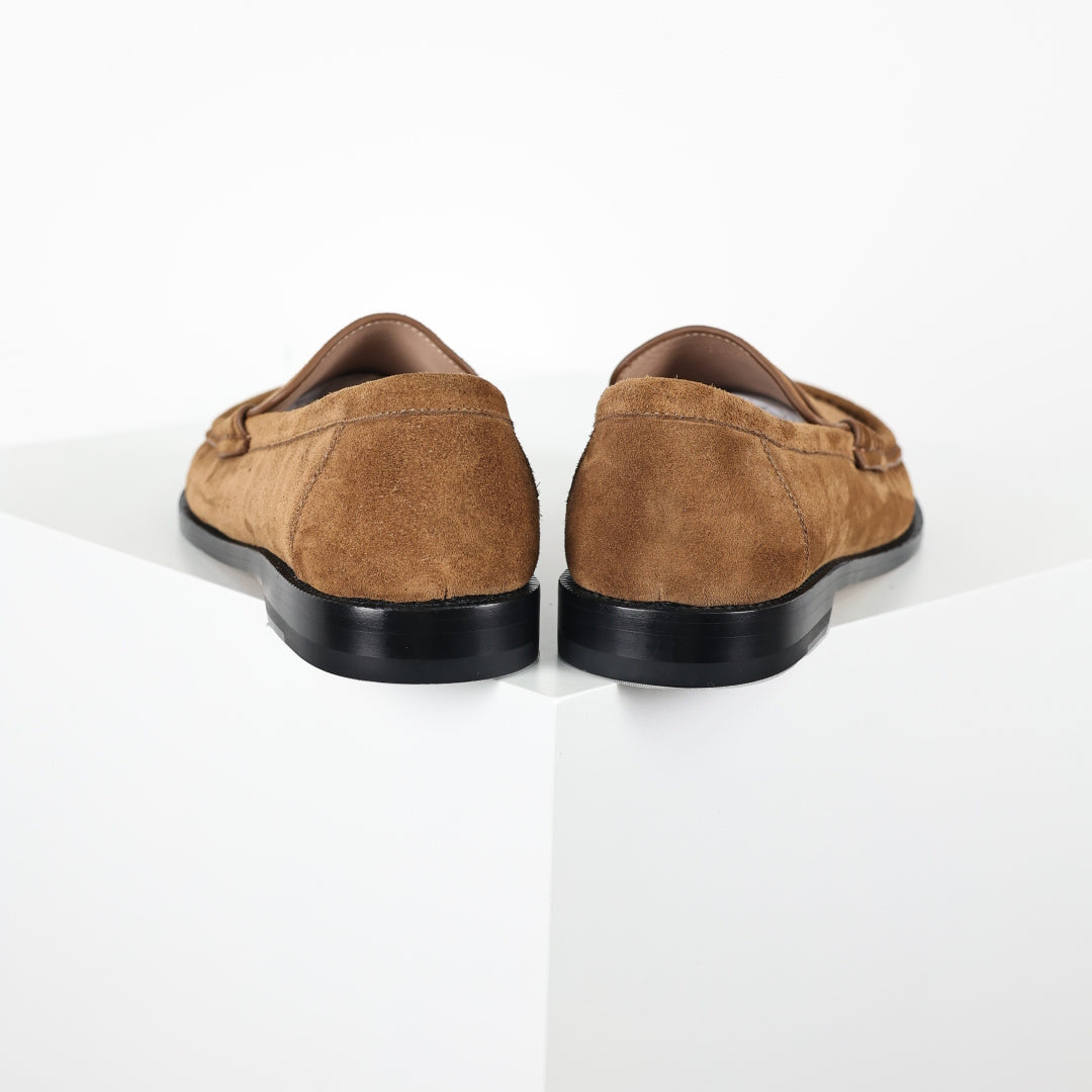 LOEWE Suede Loafers - Style 235452294 - view 8