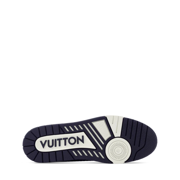 Louis Vuitton Trainer Indigo Blue Denim Sneakers with Swarovski Pearls - product image 8