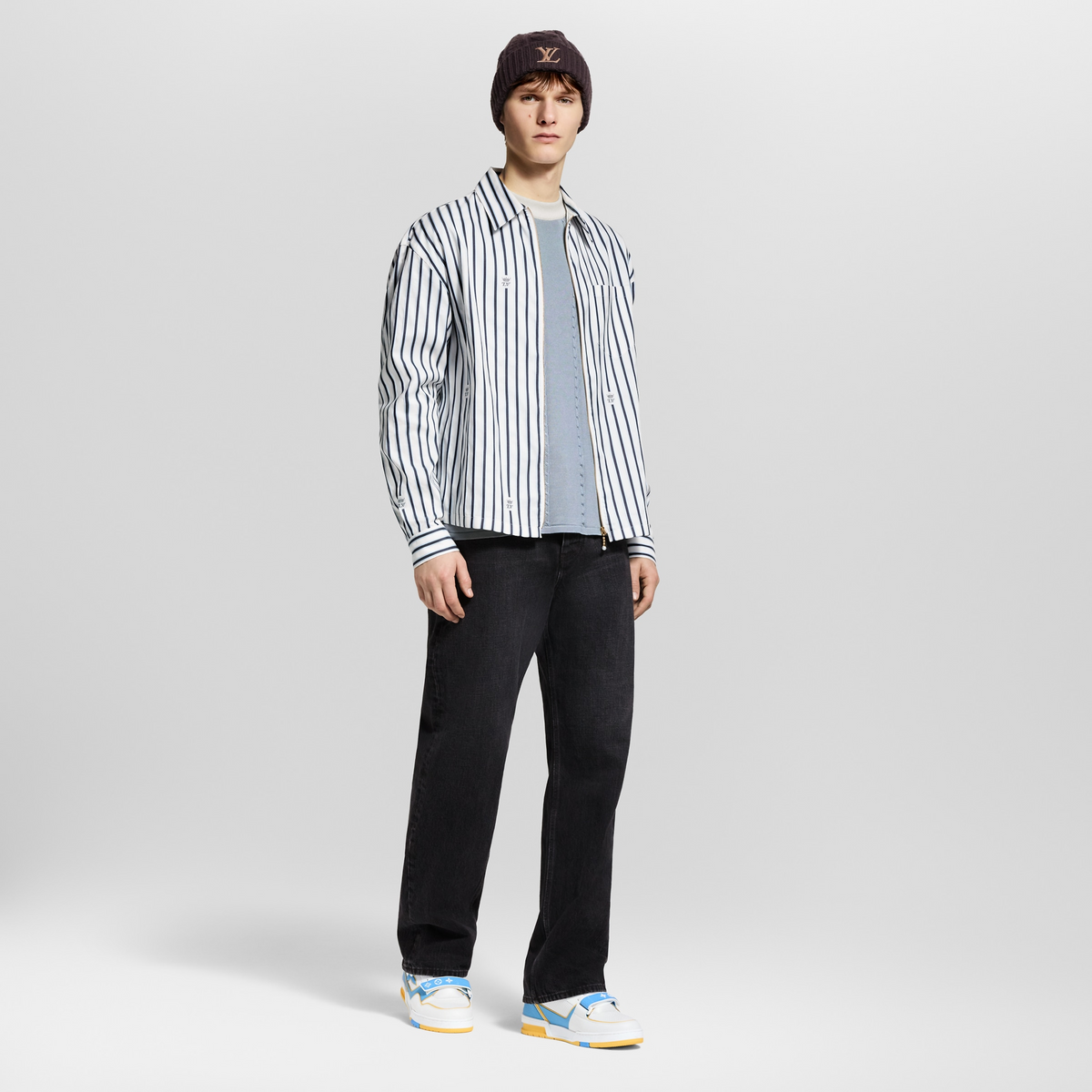 Louis Vuitton Trainer Blue Velcro Strap Sneaker - product image 2