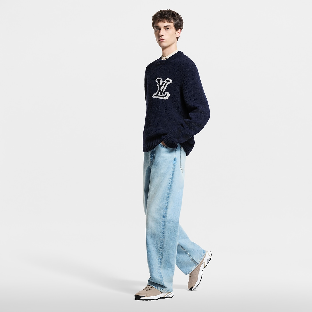Louis Vuitton Tatic Knit Sneaker Beige - product image 2