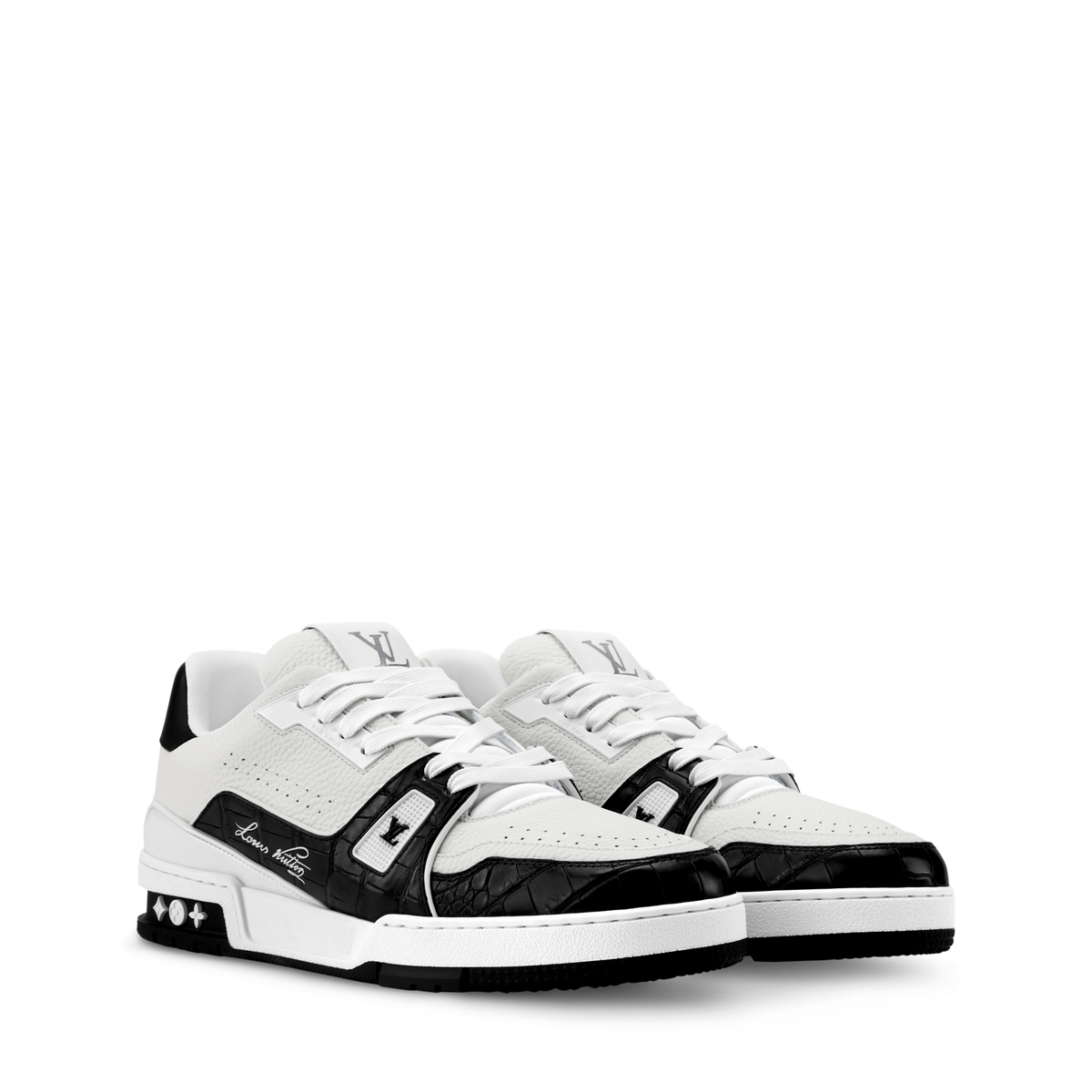 Louis Vuitton Trainer Black Alligator Leather Sneaker - product image 2