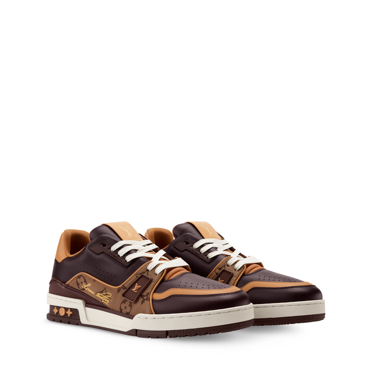 Louis Vuitton Trainer Brown Monogram Leather Sneaker - product image 3