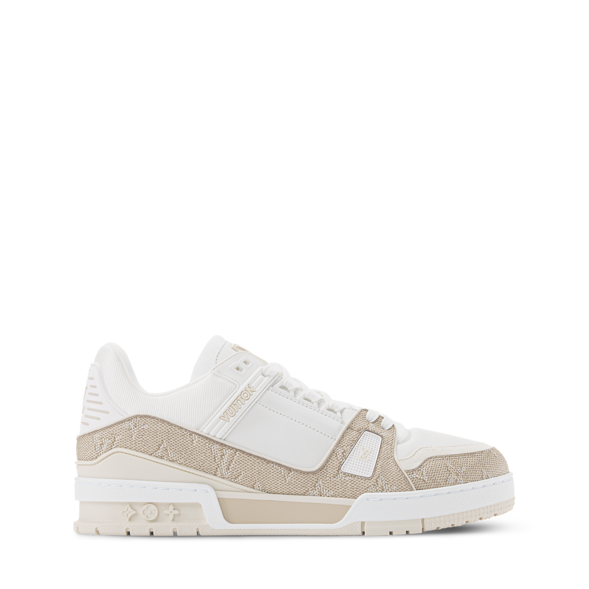 Louis Vuitton Trainer Beige Monogram Leather Sneaker - product image 4