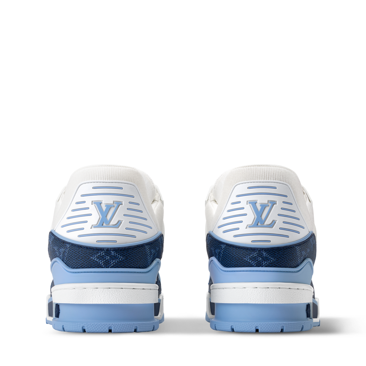 Louis Vuitton Trainer Navy Blue Monogram Leather Sneaker - product image 6