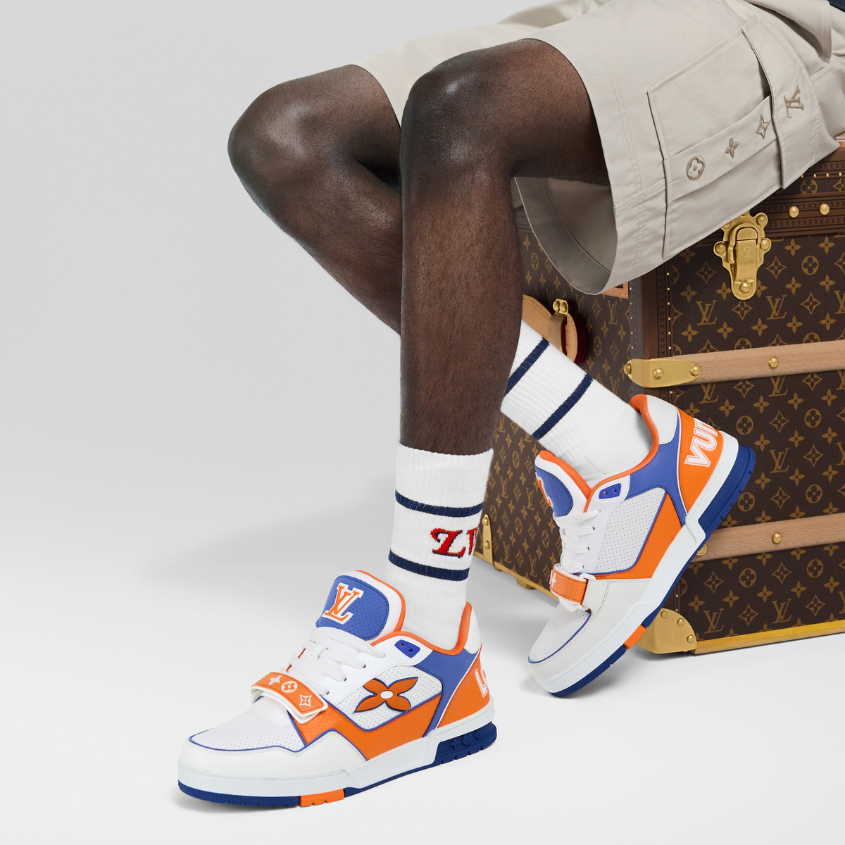 Louis Vuitton Trainer Orange Velcro Strap Sneaker - product image 7