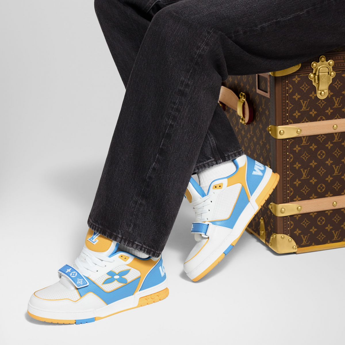Louis Vuitton Trainer Blue Velcro Strap Sneaker - product image 8