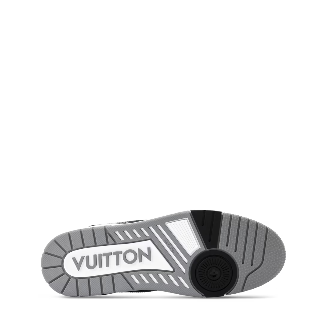 Louis Vuitton Denim & Calf Leather Black Trainer Sneakers - product image 6