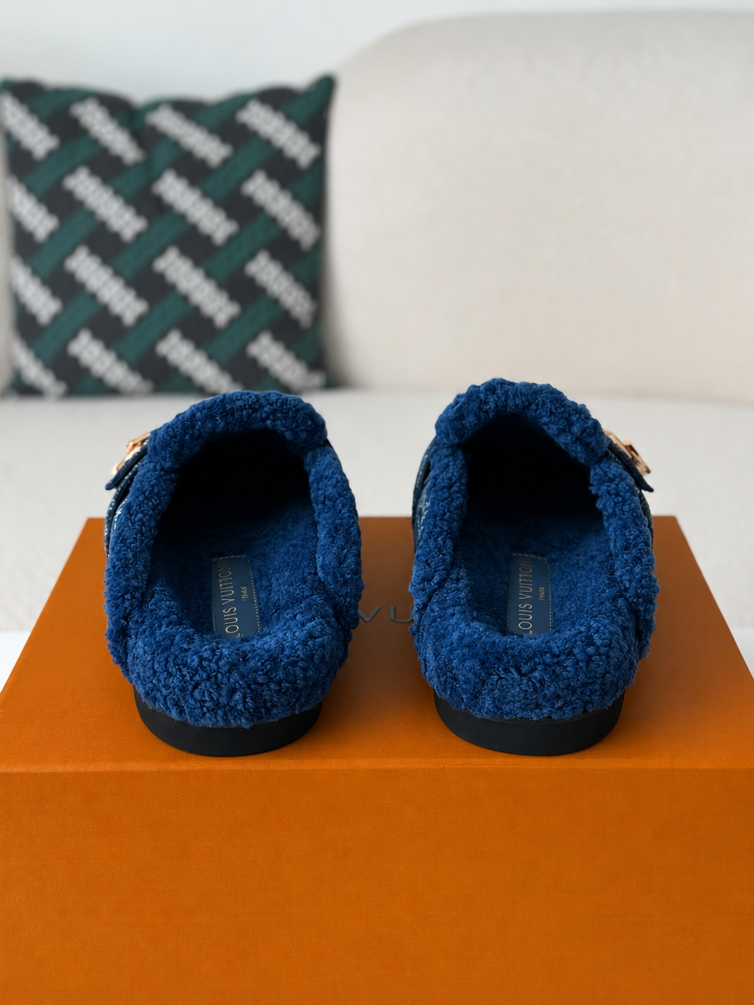 Louis Vuitton Easy Mule Sandals Blue - product image 4