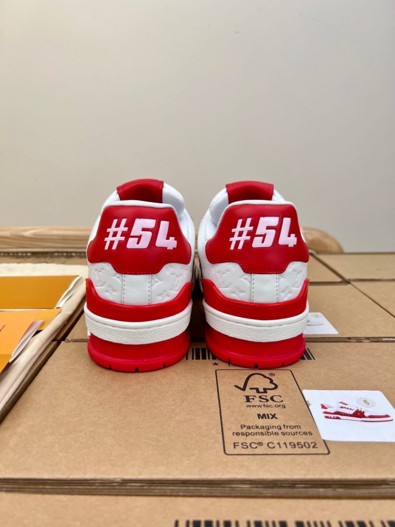Louis Vuitton 54 Trainer Red White Sneaker - product image 3