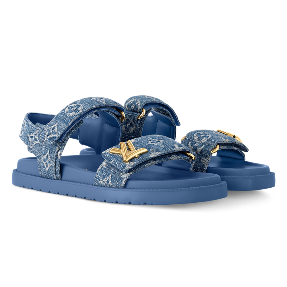 Louis Vuitton Sunset Sandals 'Blue Denim' - product image 2