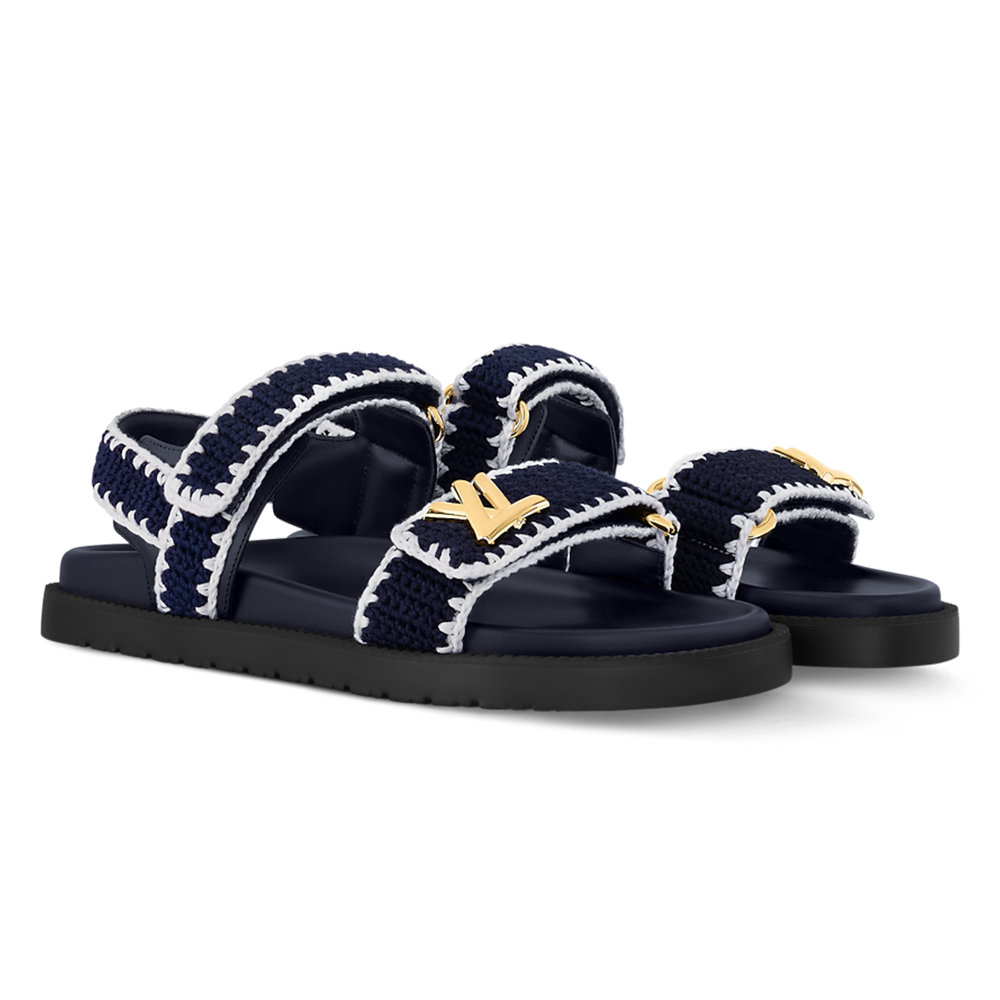 Louis Vuitton Sunset Comfort Sandals 'Blue/White' - product image 2