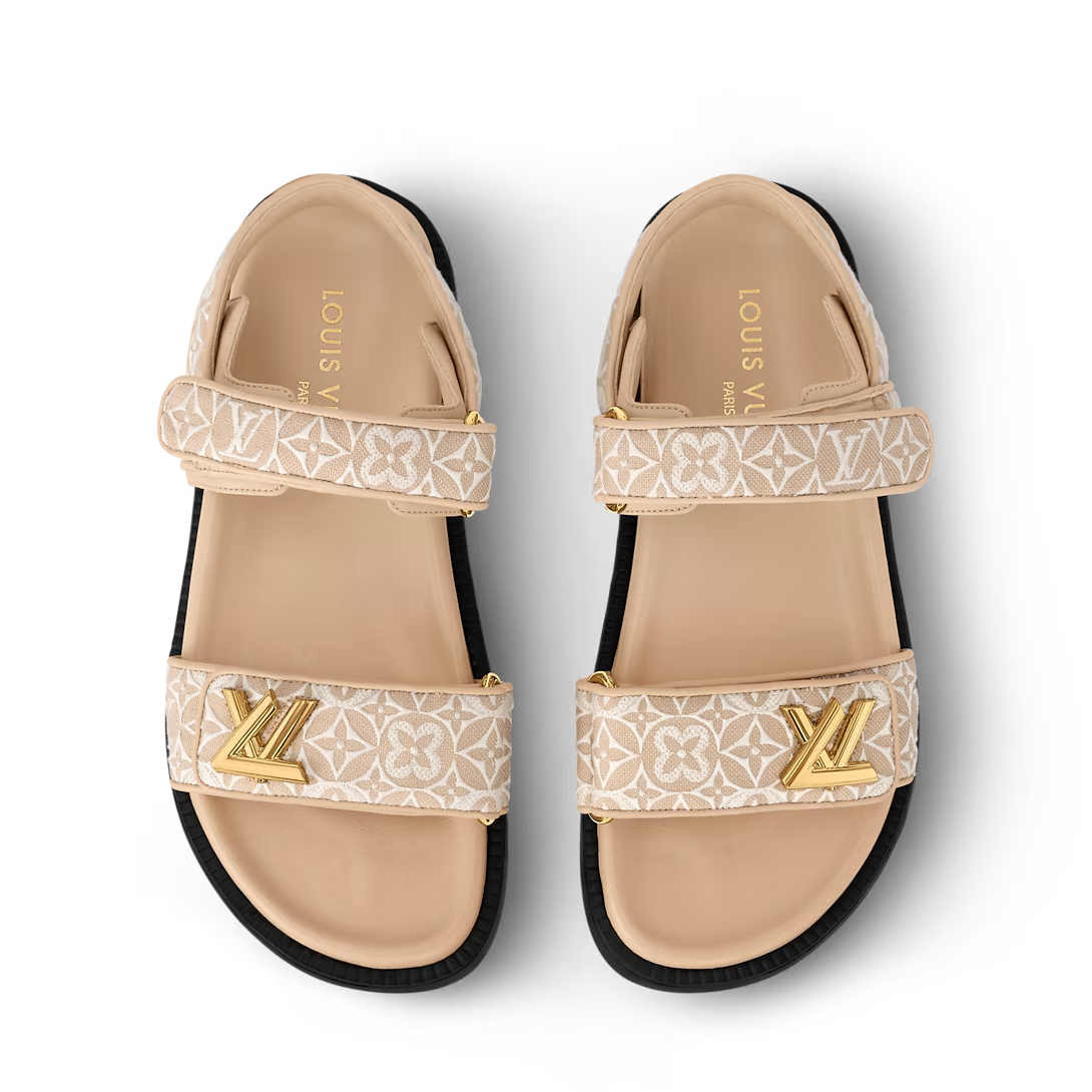 Louis Vuitton Sunset Flat Comfort Sandal Beige - product image 4