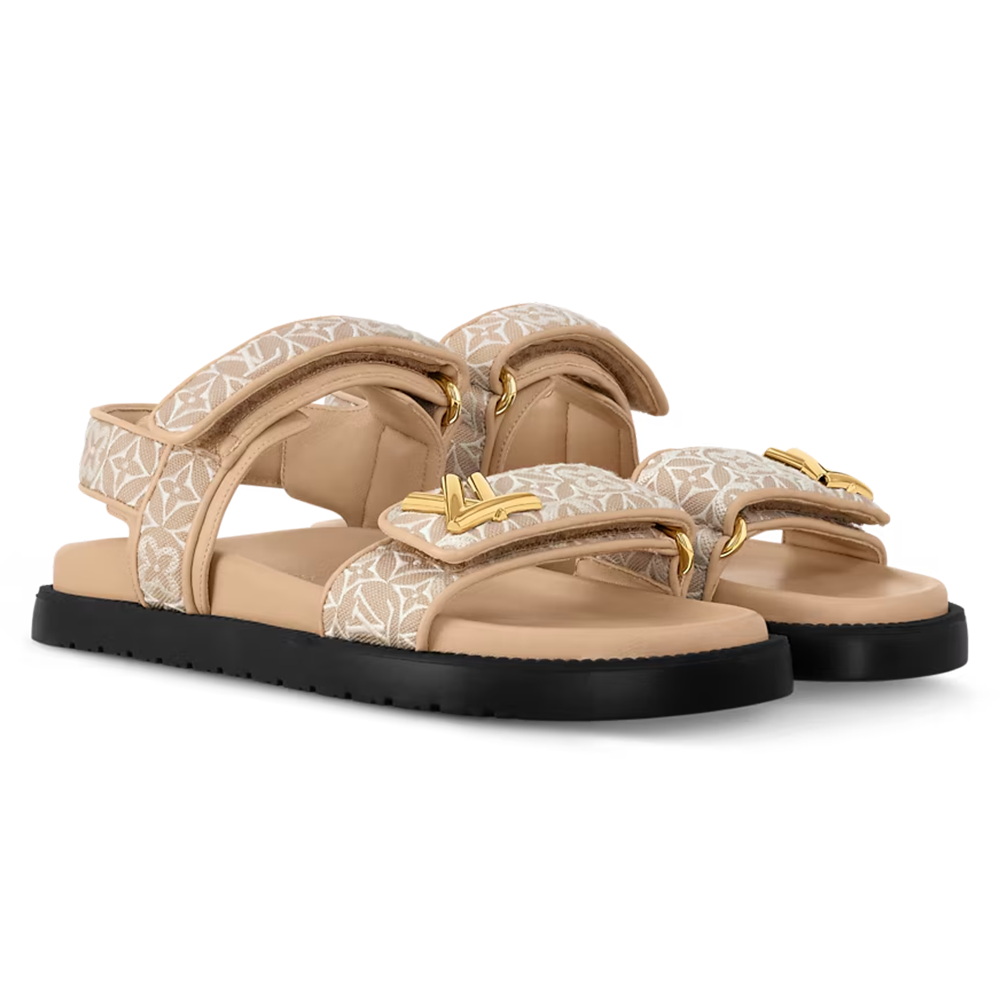 Louis Vuitton Sunset Flat Comfort Sandal Beige - product image 2