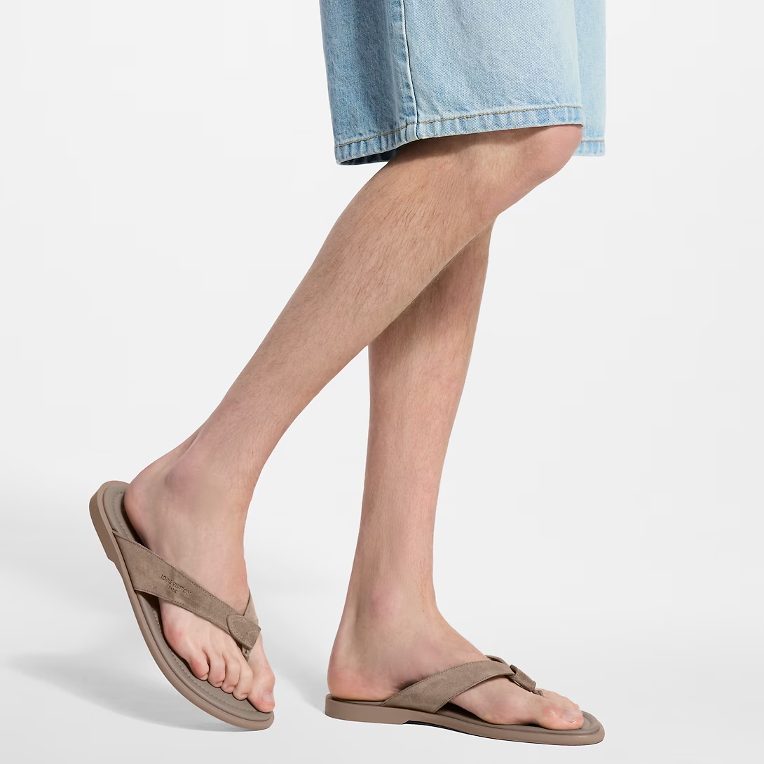 Louis Vuitton Sunset Thong Taupe Brown - product image 5