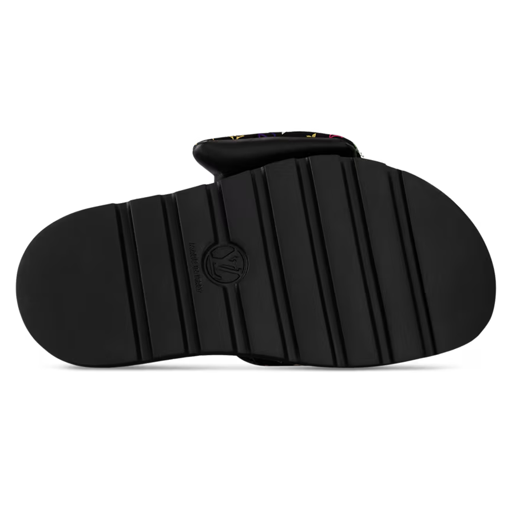 Louis Vuitton Pool Pillow Flat Comfort Mule x "Takashi Murakami" Black Multicolor - product image 3