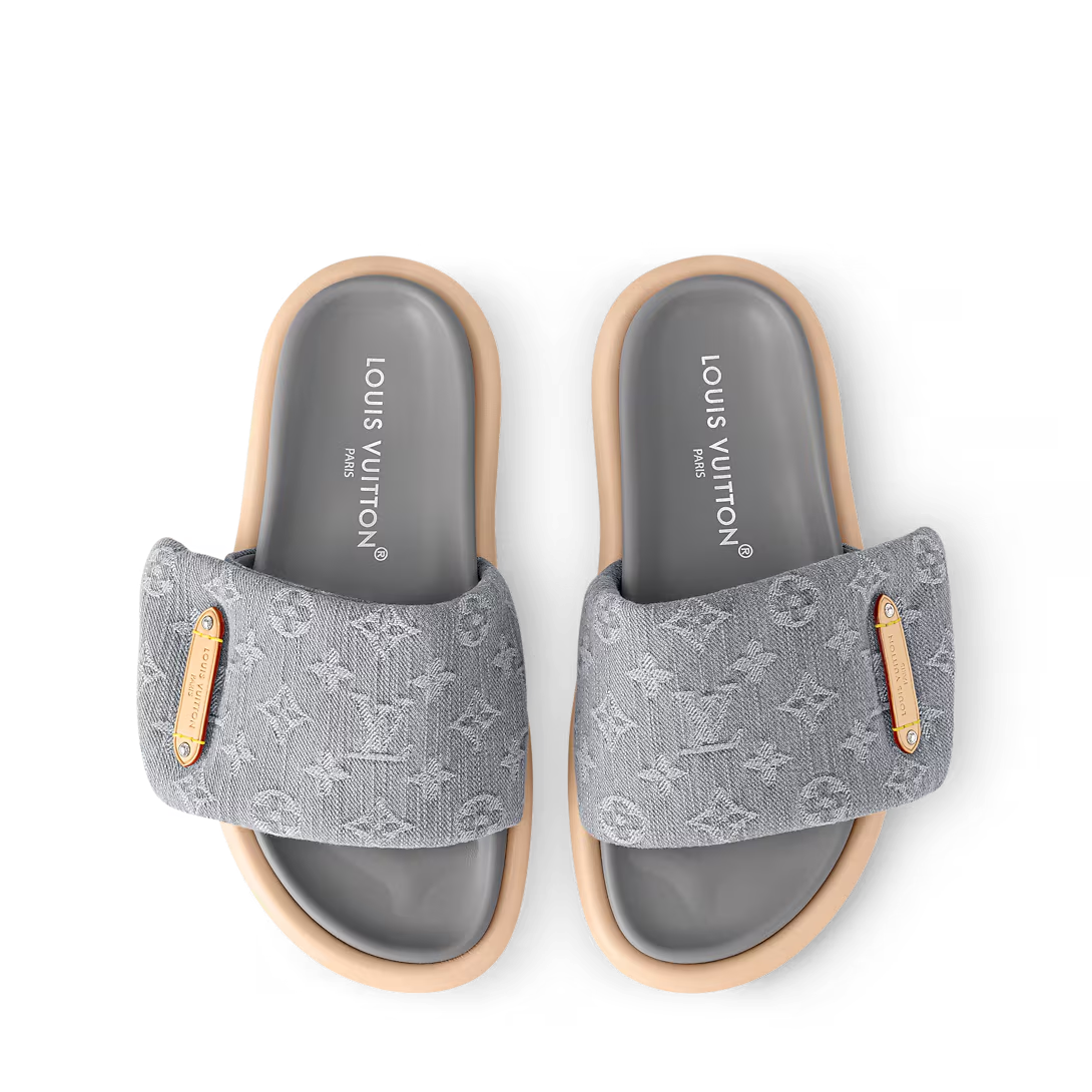 Louis Vuitton Pool Pillow Flat Comfort Mule Grey - product image 4
