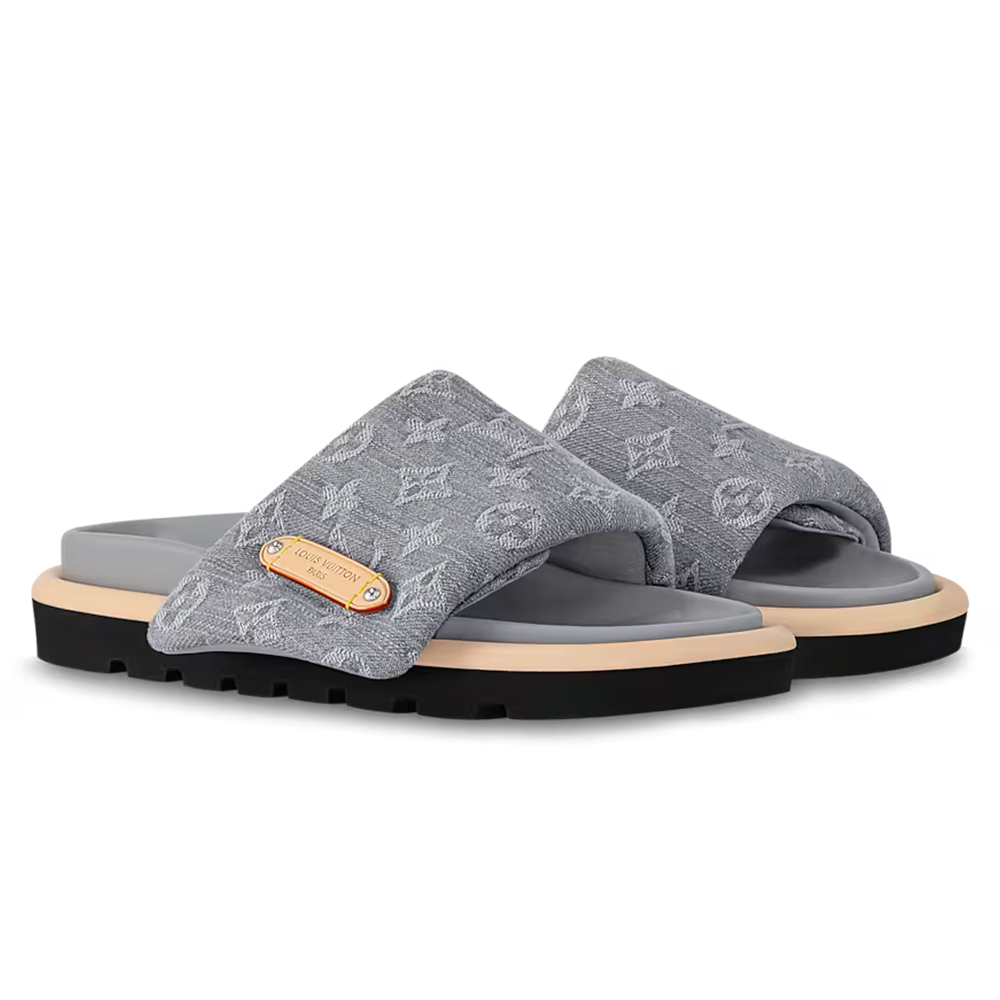 Louis Vuitton Pool Pillow Flat Comfort Mule Grey - product image 2