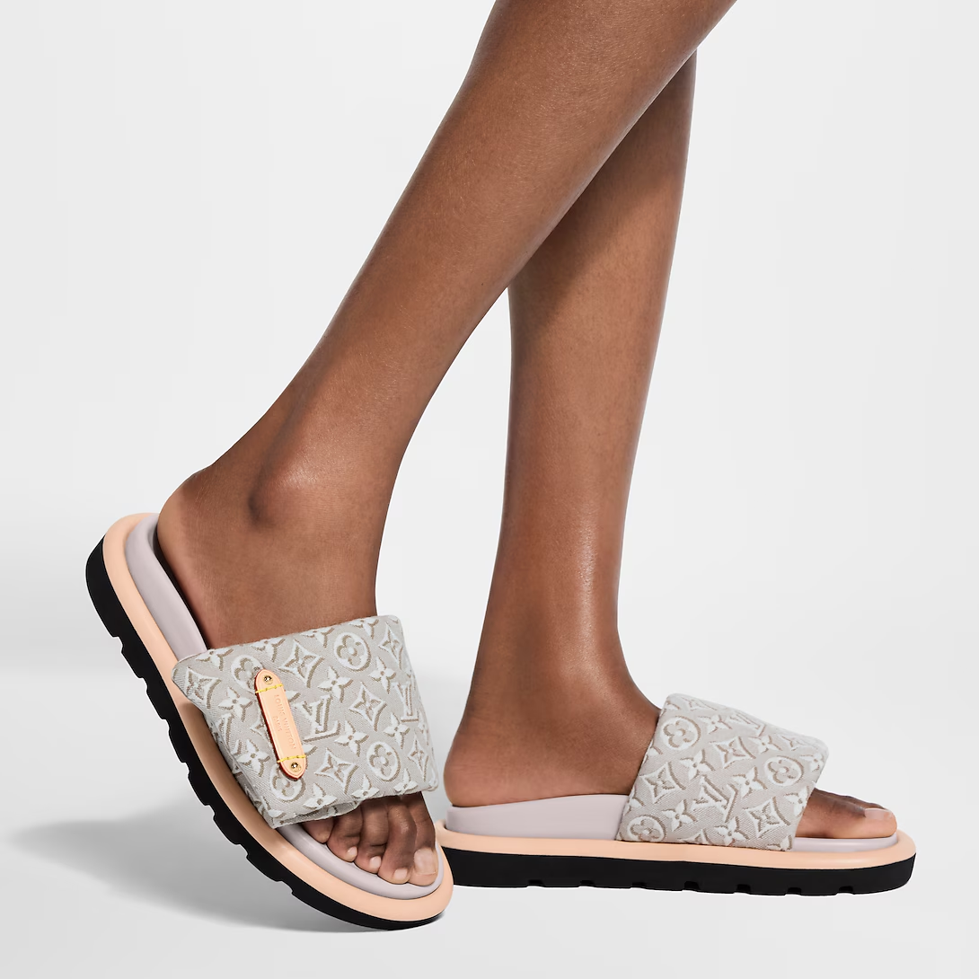 Louis Vuitton Pool Pillow Flat Comfort Mule Beige Jacquard - product image 4