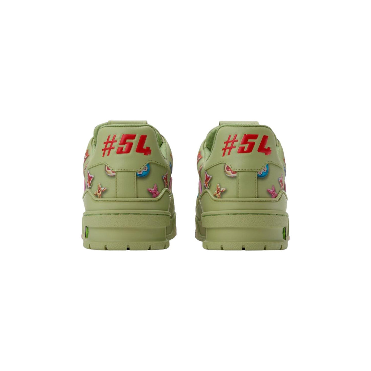 Louis Vuitton Trainer Leather Sneakers – Dessert-Inspired Detail – Green - view 5