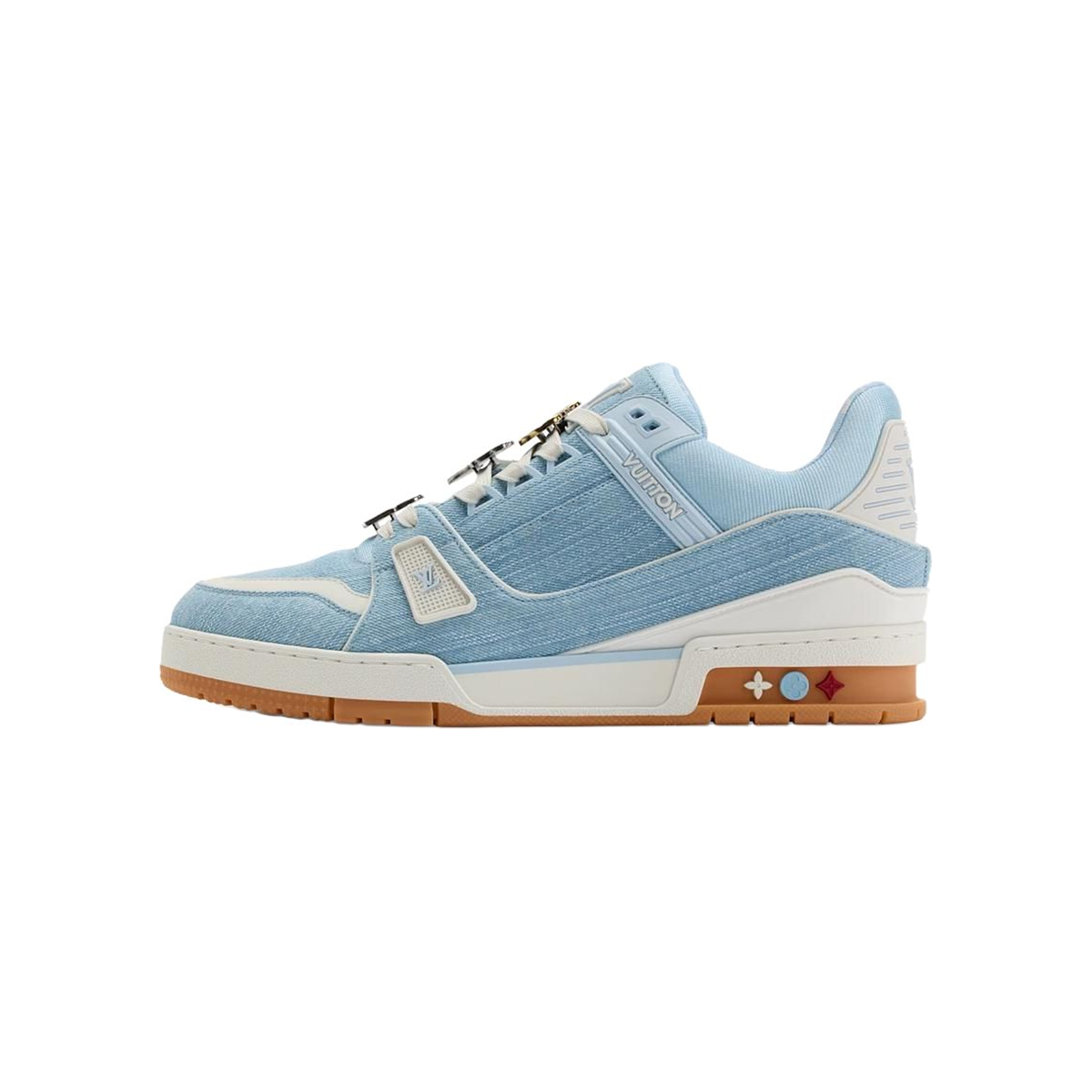 Louis Vuitton Trainer Denim Sneakers – Qixi Limited Edition – Blue - view 1