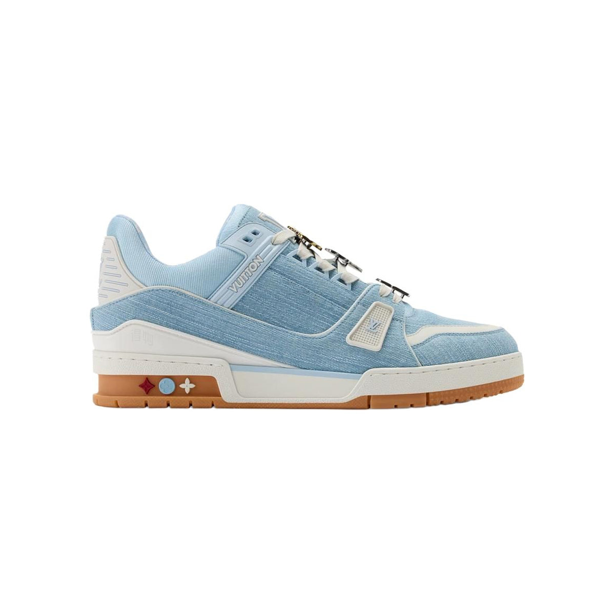 Louis Vuitton Trainer Denim Sneakers – Qixi Limited Edition – Blue - view 2