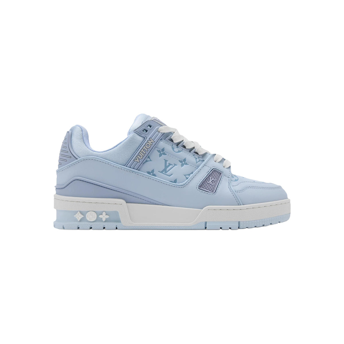 Louis Vuitton Trainer Leather Sneakers – Low-Top Lace-Up Silhouette – Blue - view 2