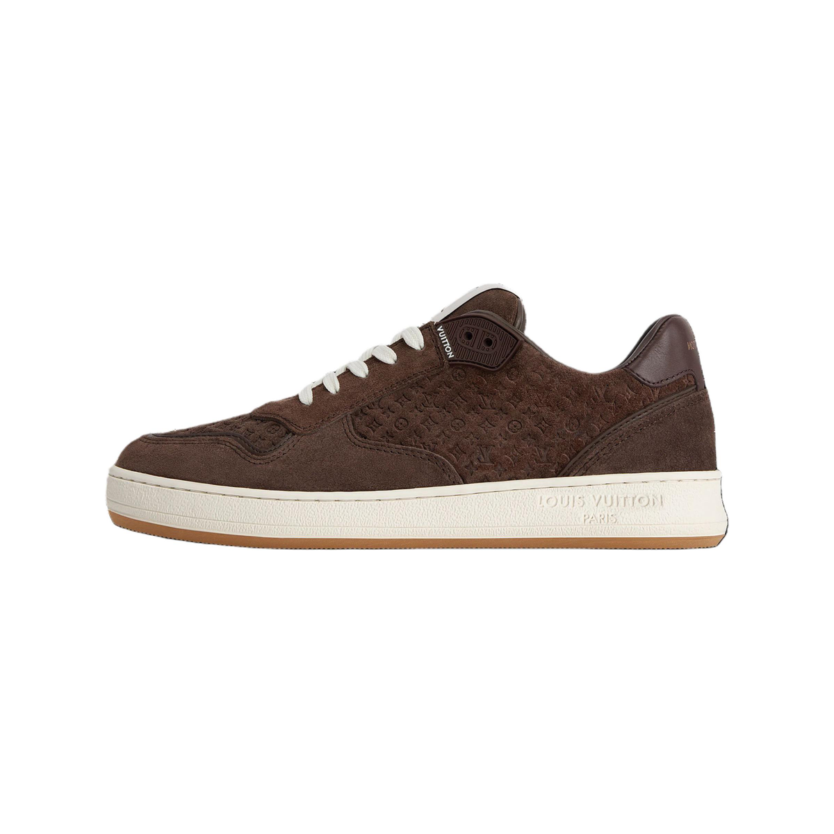 Louis Vuitton Stadium Leather Sneakers – Low-Top Lace-Up Silhouette – Chestnut Brown - view 1