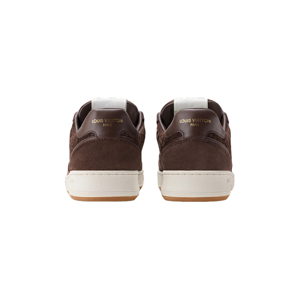 Louis Vuitton Stadium Leather Sneakers – Low-Top Lace-Up Silhouette – Chestnut Brown - view 5