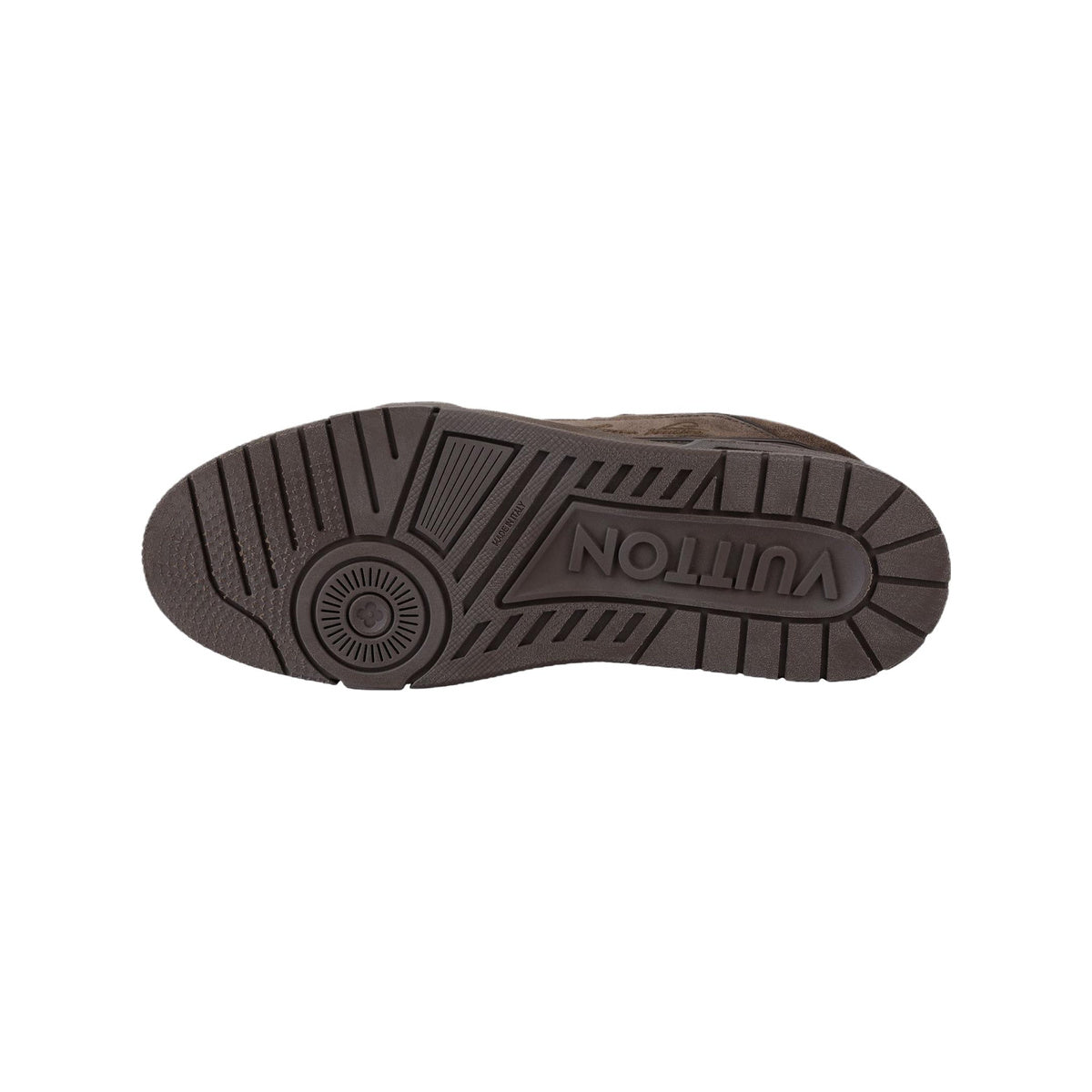 Louis Vuitton Trainer Distressed Suede Leather Sneakers – Distressed Finish – Chestnut Brown - view 5