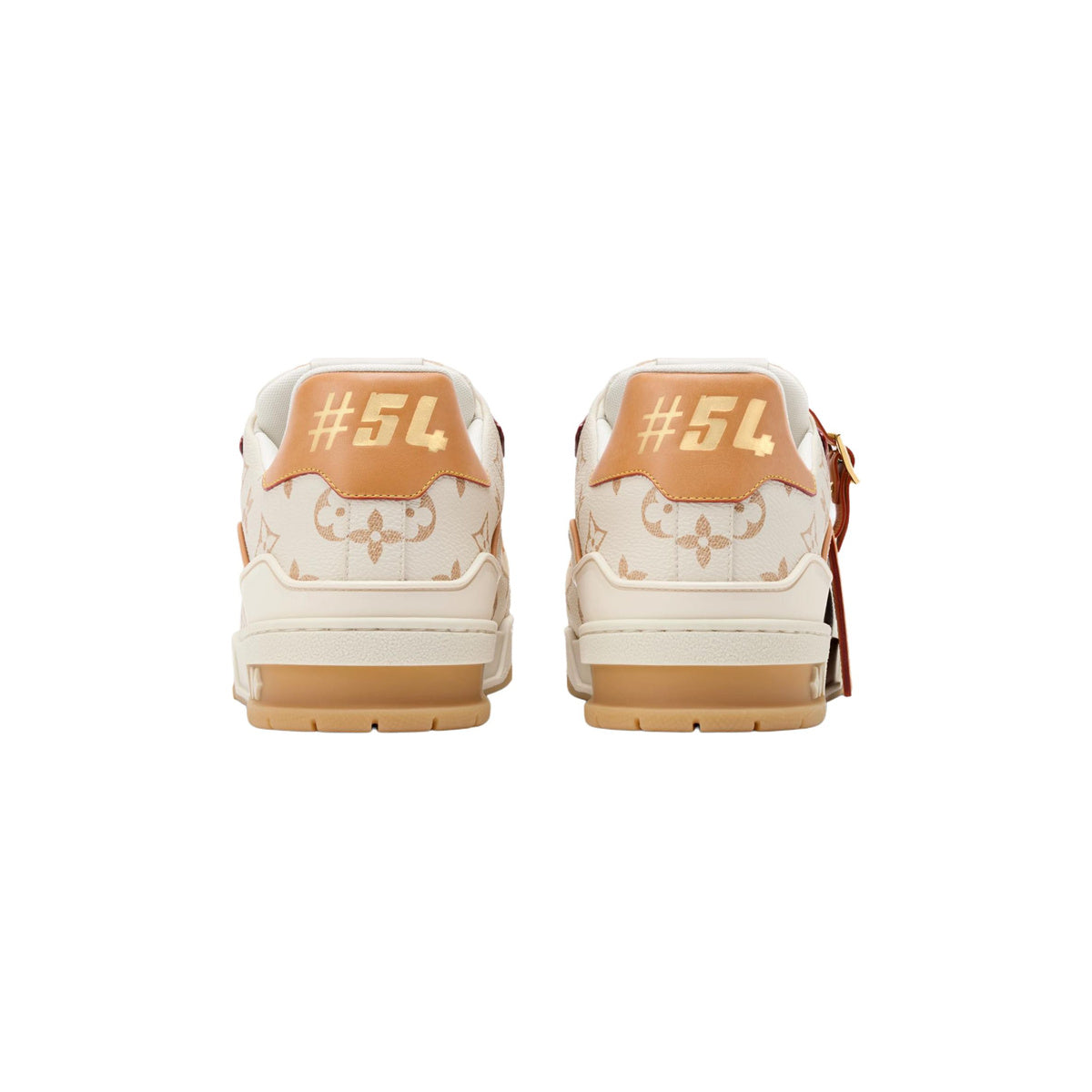 Louis Vuitton Trainer Leather Sneakers – Low-Top Lace-Up Silhouette – Dune Beige - view 5