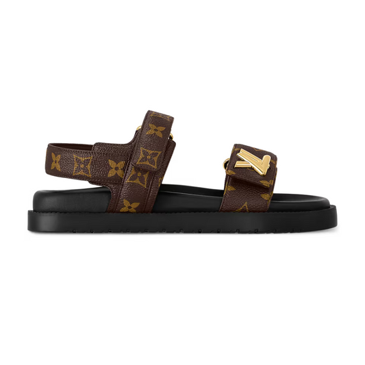 Louis Vuitton Sunset Flat Comfort Sandals 'Cocoa Brown' - product image 1