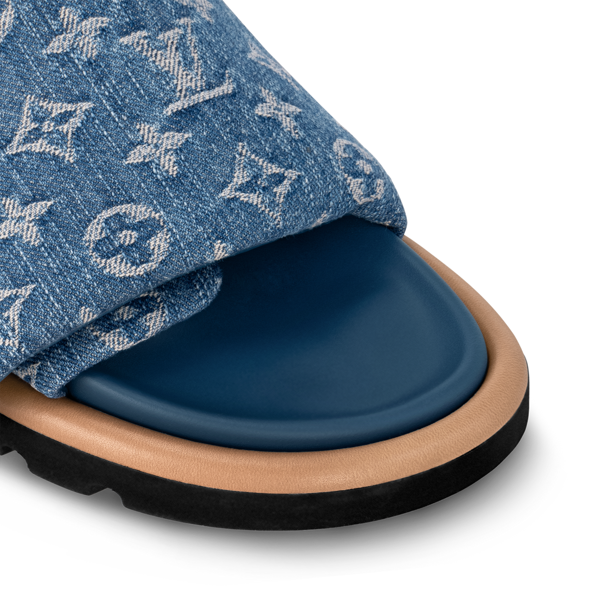 Louis Vuitton Pool Pillow Flat Comfort Mule Blue Denim - product image 5