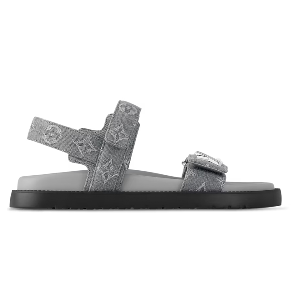 Louis Vuitton Sunset Flat Comfort Sandals 'Gray' - product image 1