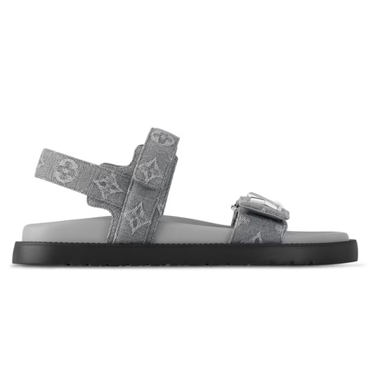 Louis Vuitton Sunset Flat Comfort Sandals 'Gray' - product image 1